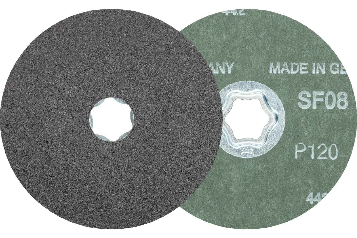Picture of Pferd Combiclick® Fiber Disc, 4-1/2" Dia, 120 Grit, Silicon Carbide